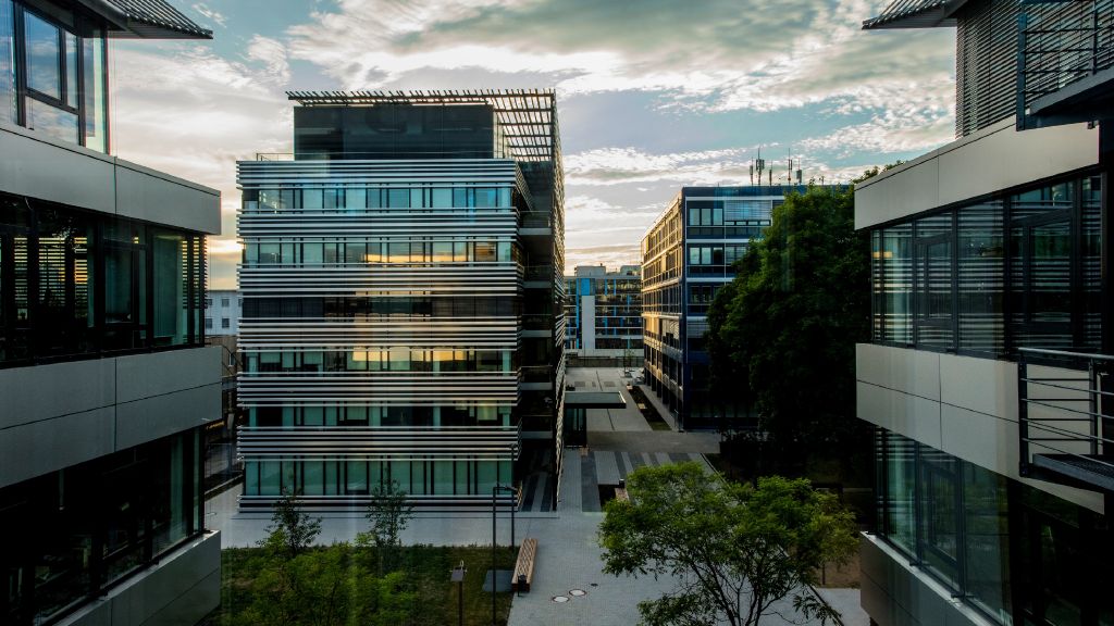 Rohde & Schwarz-Konzernzentrale in München. 