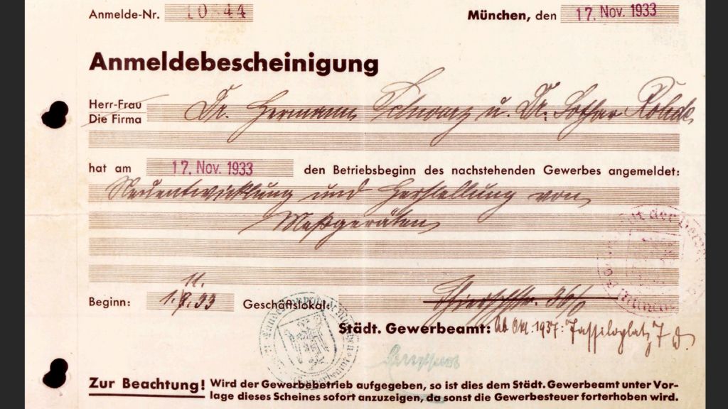 Die Anmeldebescheinigung