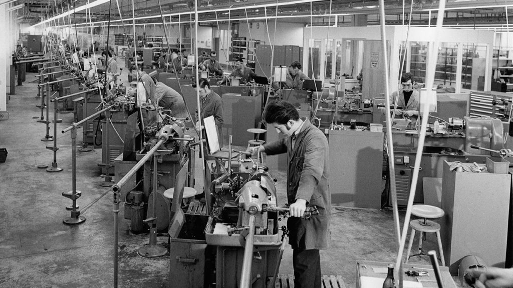 Die erste Fertigungshalle