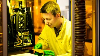 Die Hochfrequenztechnik im Werk Teisnach.