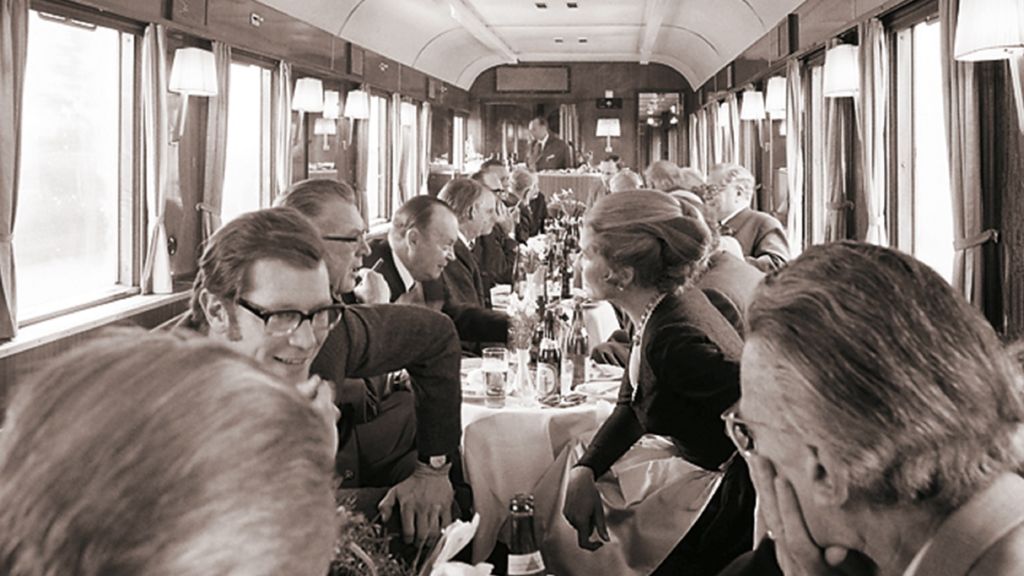 Der Sonderzug aus München.