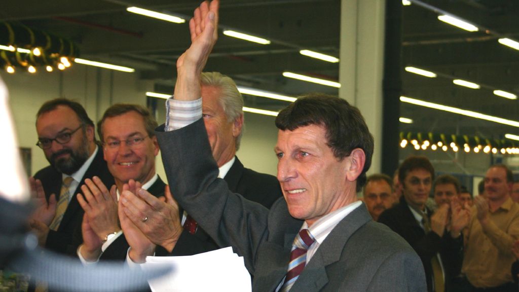 Reinhard Fischl bei der Verabschiedung.