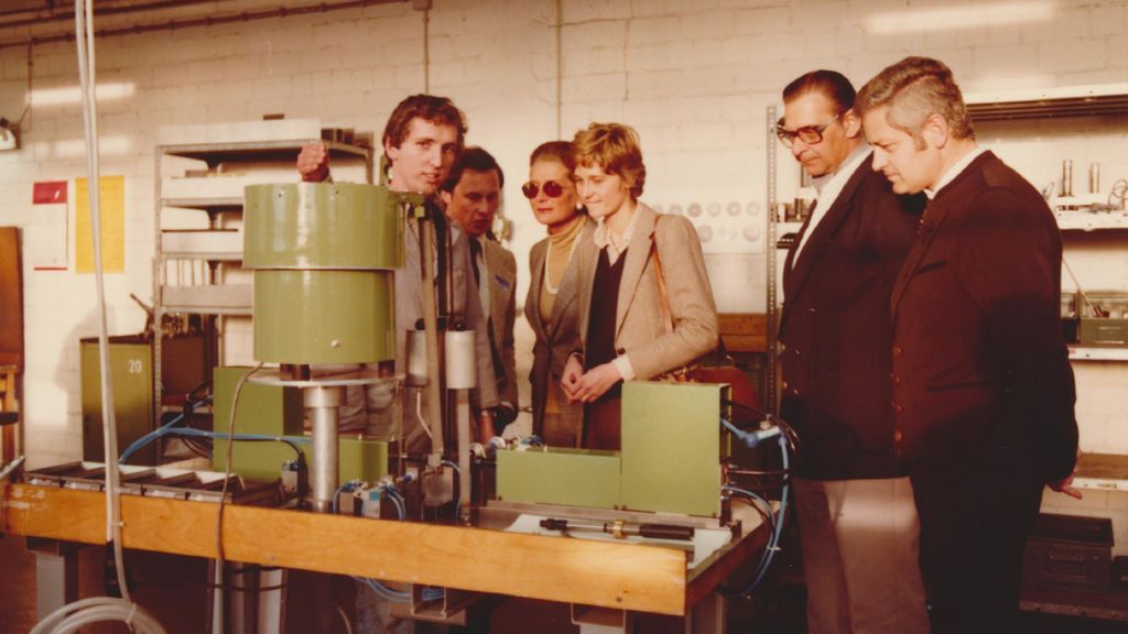 Führung durch die Produktionshallen.