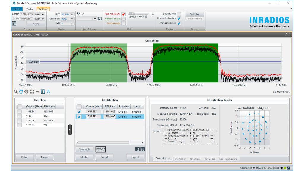 R&S®GSACSM communications system monitoring