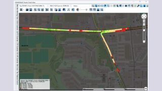 Figure 3: Sample coverage map for two RSUs in a field trial in Munich