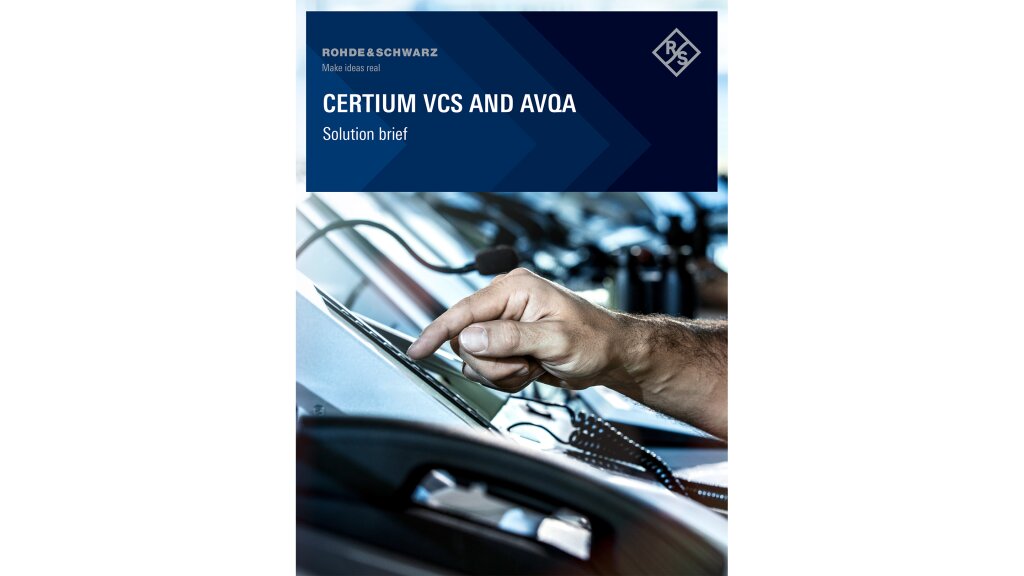Solution brief: CERTIUM VCS and AVQA Solution brief: CERTIUM VCS and AVQA