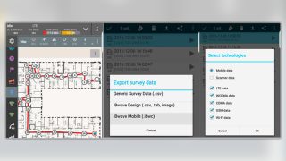Figure 7: Measurement performed by QualiPoc Android based on iBwave floor plan, data exported as .ibwc file