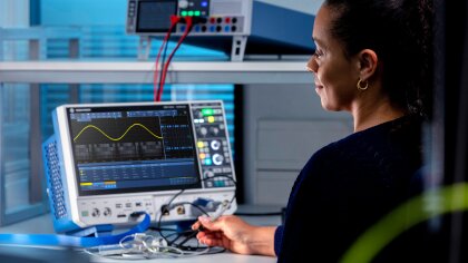 Debugging serial protocols with an oscilloscope