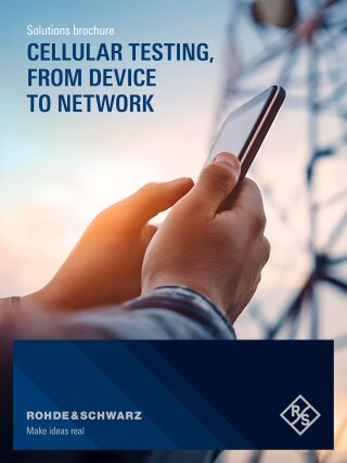 Solutions brochure: Cellular testing, from device to network