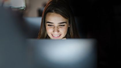 Watching a webinar