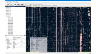 Detection results in high-res waterfall