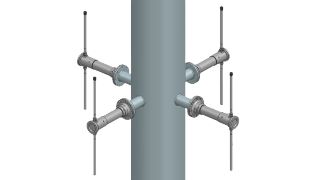 R&S®ADD015 Centric mast HF DF antenna