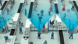 R&S®QPS의 개방형 설계는 시야를 가리지 않고 보안 검색을 진행할 수 있게 해 줍니다