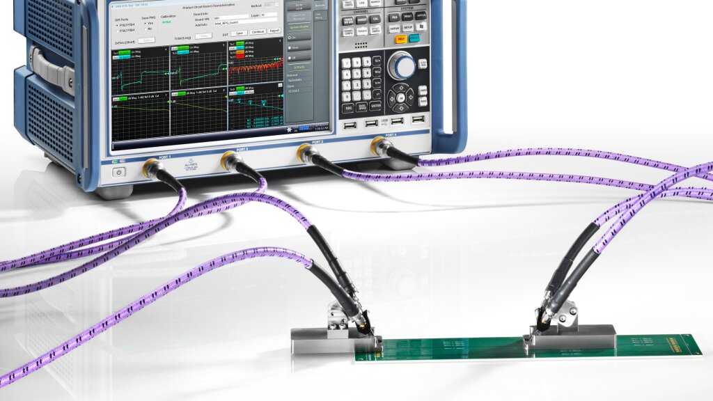 Utilizzo dell'analizzatore ZNB20 per verificare le linee di segnale differenziale ad alta velocità su un circuito stampato fino a 20 GHz Utilizzo dell'analizzatore ZNB20 per verificare le linee di segnale differenziale ad alta velocità su un circuito stampato fino a 20 GHz