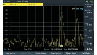 Fig. 1 : Détection de défaut avec la mesure DTF.