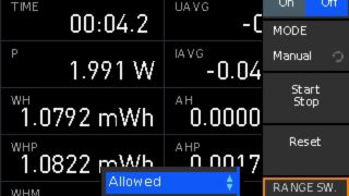 Integrator mode selection 