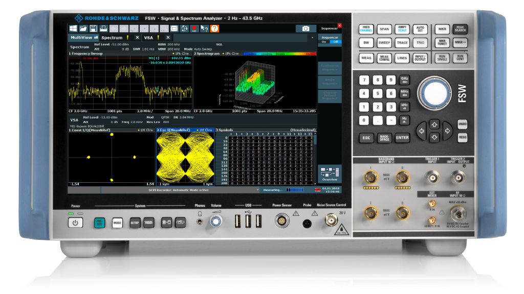 R&S®FSW signal and spectrum analyzer