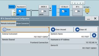 R&S®FE170ST connection
