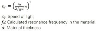 Déterminer la permittivité relative (εr)