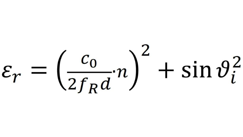 Permittivité relative