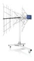 Side view of the R&S®HL047 with the R&S®HL047Z1 movable trolley vertically polarized