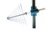 The R&amp;S®HL223 mounted on mast vertically polarized