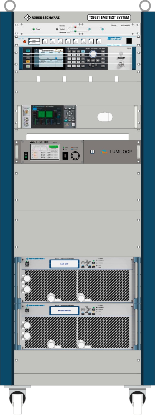 R&S®TS9981C 民生用放射性イミュニティーテストシステム