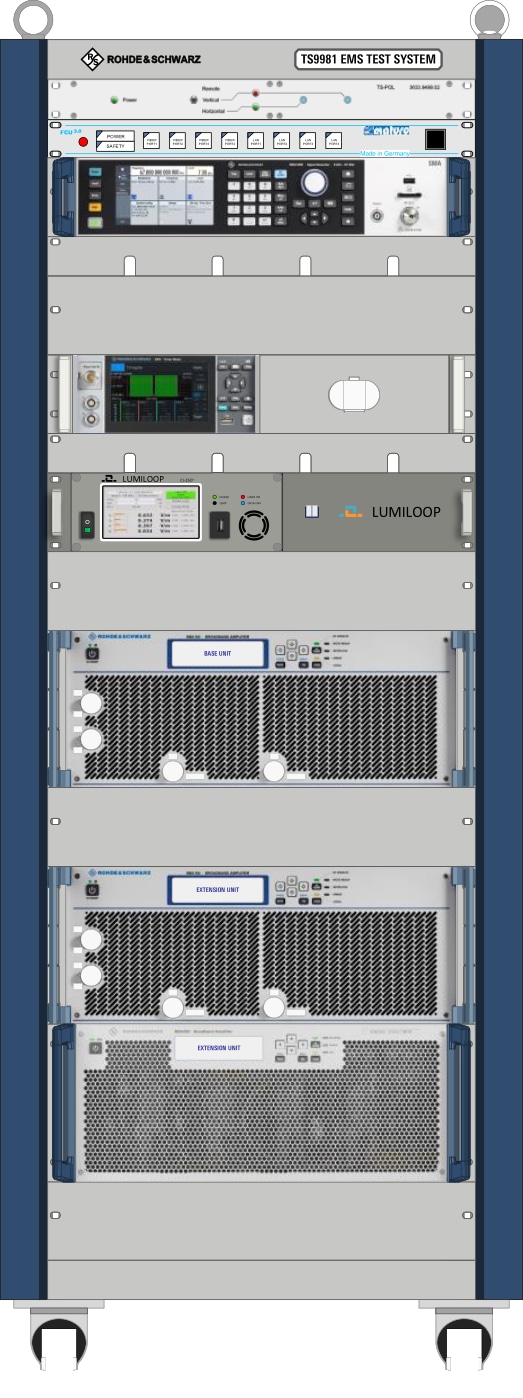 R&S®TS9981M A&D radiated immunity test system