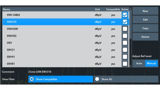 Transducer definition (example from R&S®FPL1000)