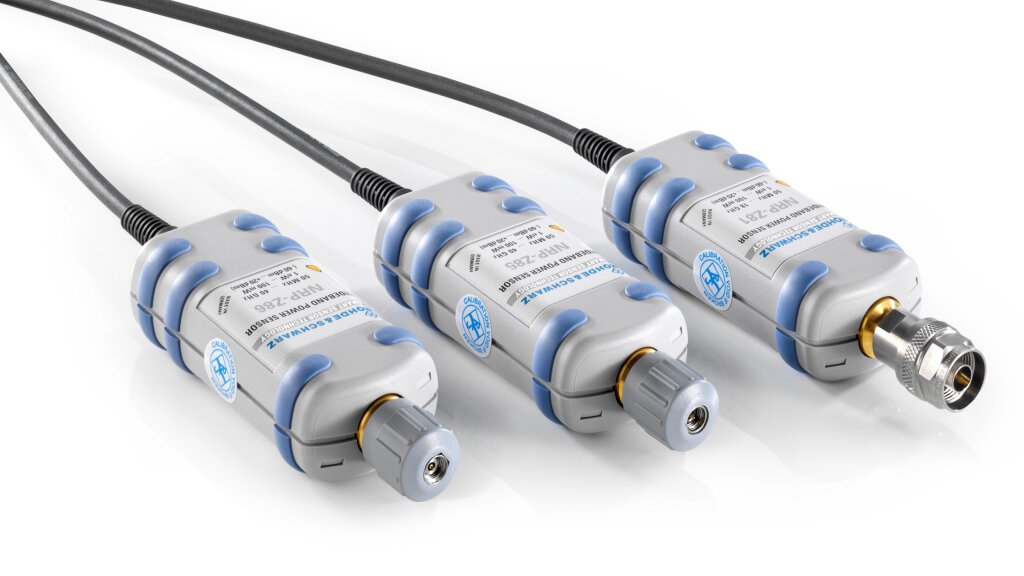 The NRP-Z8x wideband power sensors analyze radar signals with high time resolution up to 44 GHz.