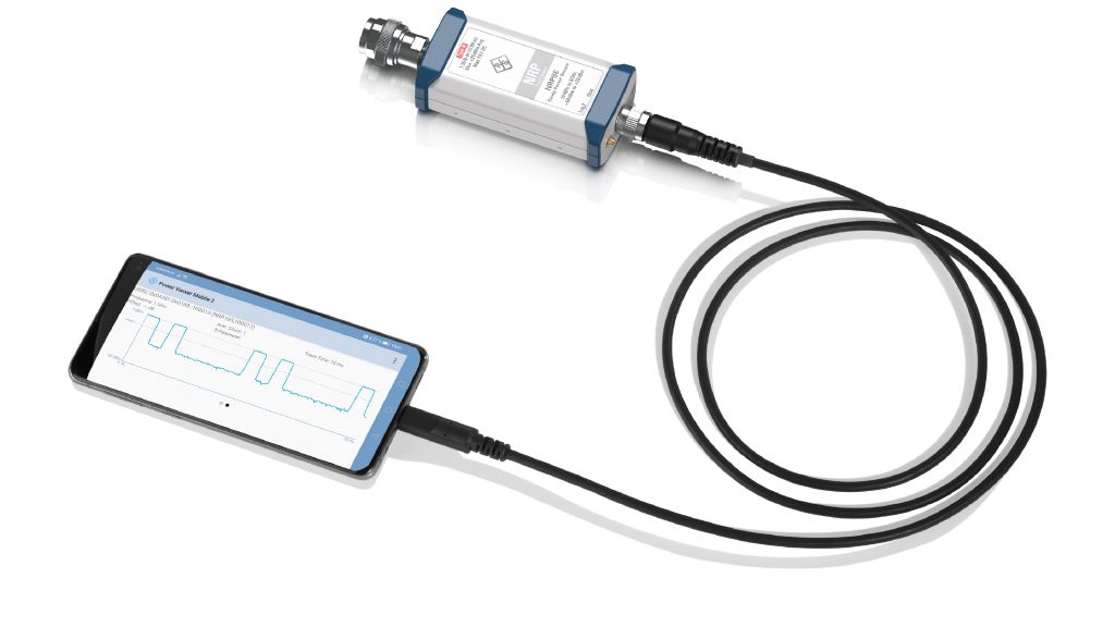 Mobile measurements with the R&S®NRP8E RF power sensor (10 MHz to 8 GHz)