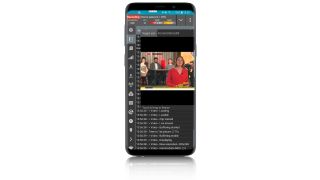 Graphical user interface of the video quality test in QualiPoc Android