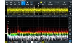 EMI spectrum with input filter