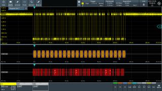 Depuración en un osciloscopio