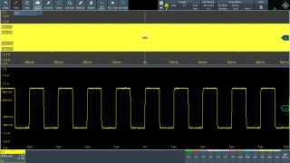 Total capture of 1 second with full memory
