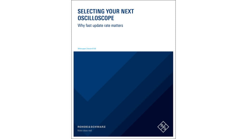 Selecting your next oscilloscope: Why deep memory matters