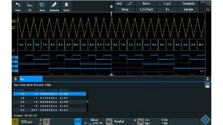 Four-bit DAC signal change.