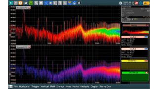EMI spectrum with homemade LISN (Würth design)