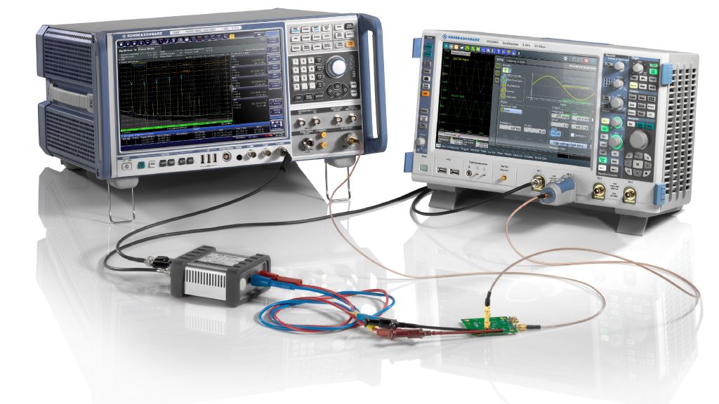 PSNR Test: Measuring power supply induced phase noise and jitter on an Epson SG3225EEN low jitter crystal oscillator.