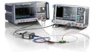 PSNR Test: Measuring power supply induced phase noise and jitter on an Epson SG3225EEN low jitter crystal oscillator.