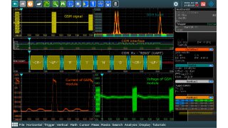 Timing analysis of data capture, processing and communication of a wireless module.