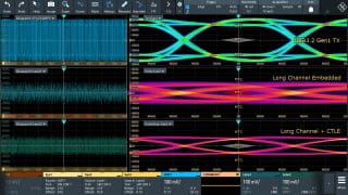 Embedding & Equalization oscilloscope software