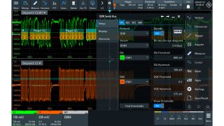 Setup dialog for DDR4 read/write decoding