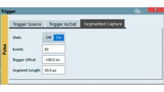 Trigger - Segmented Capture