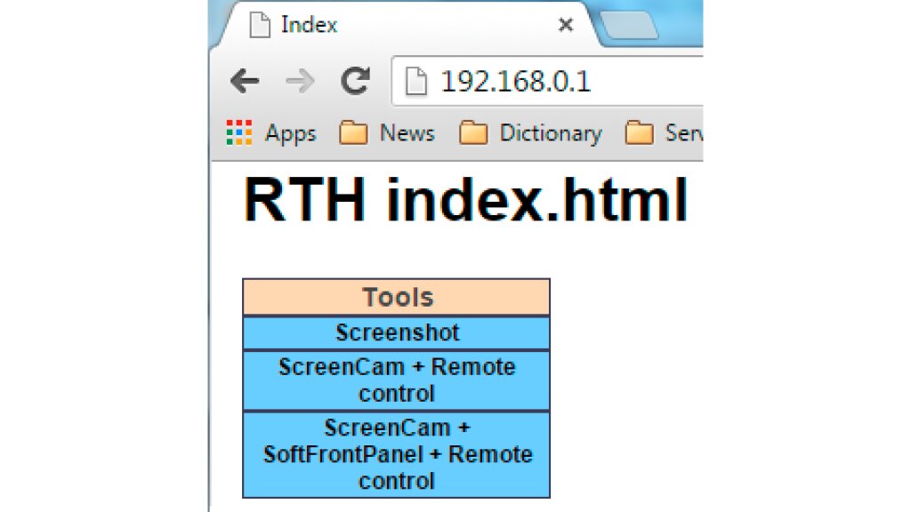 Browser setup.