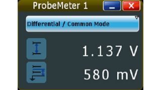 Probe meter reading