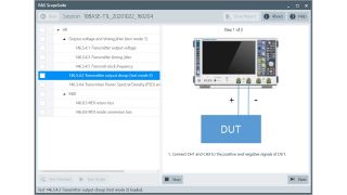 Guided test steps