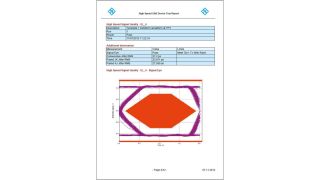 Detailed report including setup parameters, measurement results and screenshots