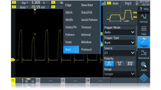 Advanced trigger oscilloscope software