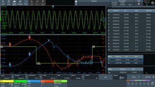 Bode plot Oszilloskop-Software